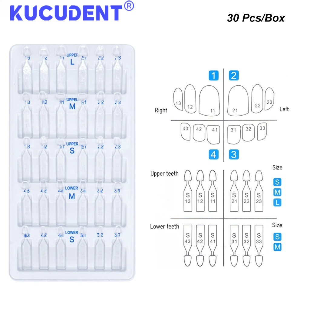 Teeth Whitening Moulds - Kit de 30 piezas para la