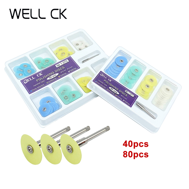 WELL CK 40/80 Uds discos de Pu - Teeth Whitening Kit reseña y precio